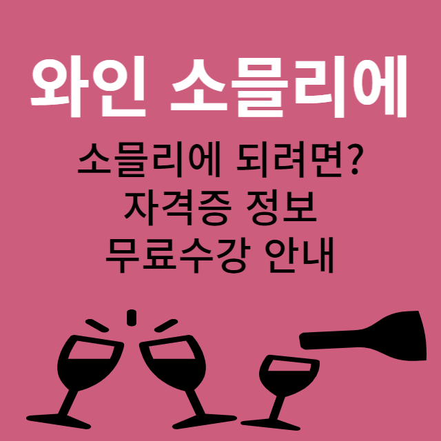 와인 소믈리에