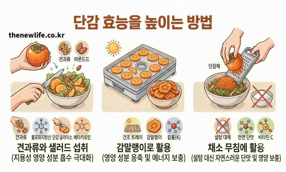 단감 효능 높이는 요리