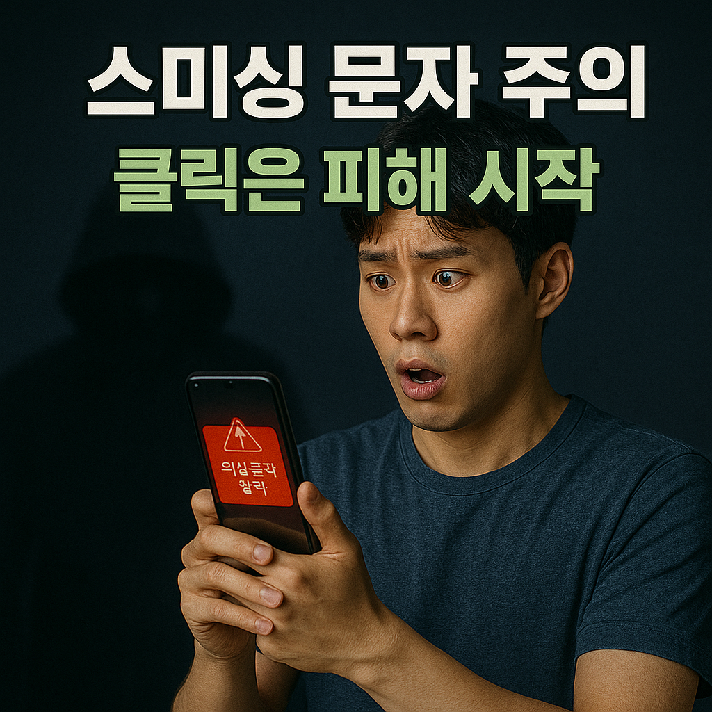 스미싱 문자 주의 경고