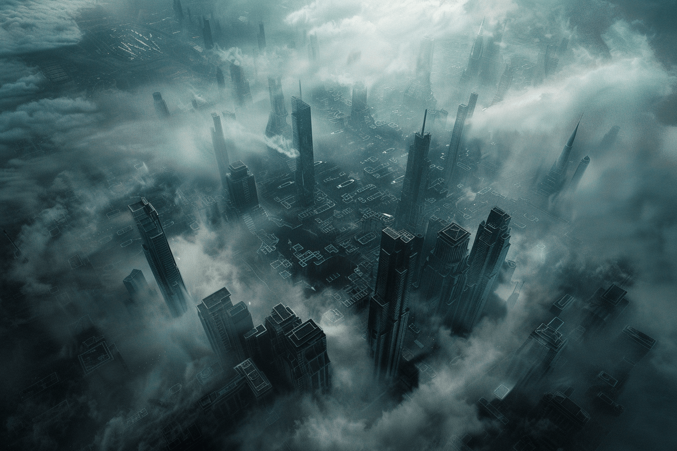 안개가-자욱한-도심-이미지