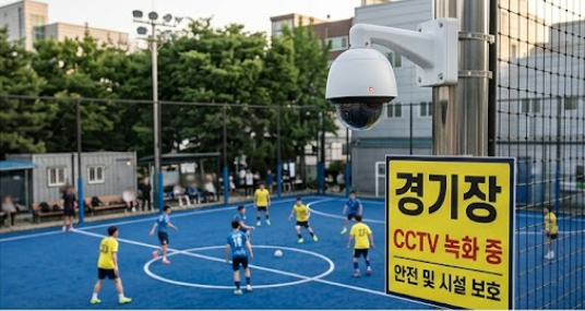 풋살장 내 CCTV 운영
