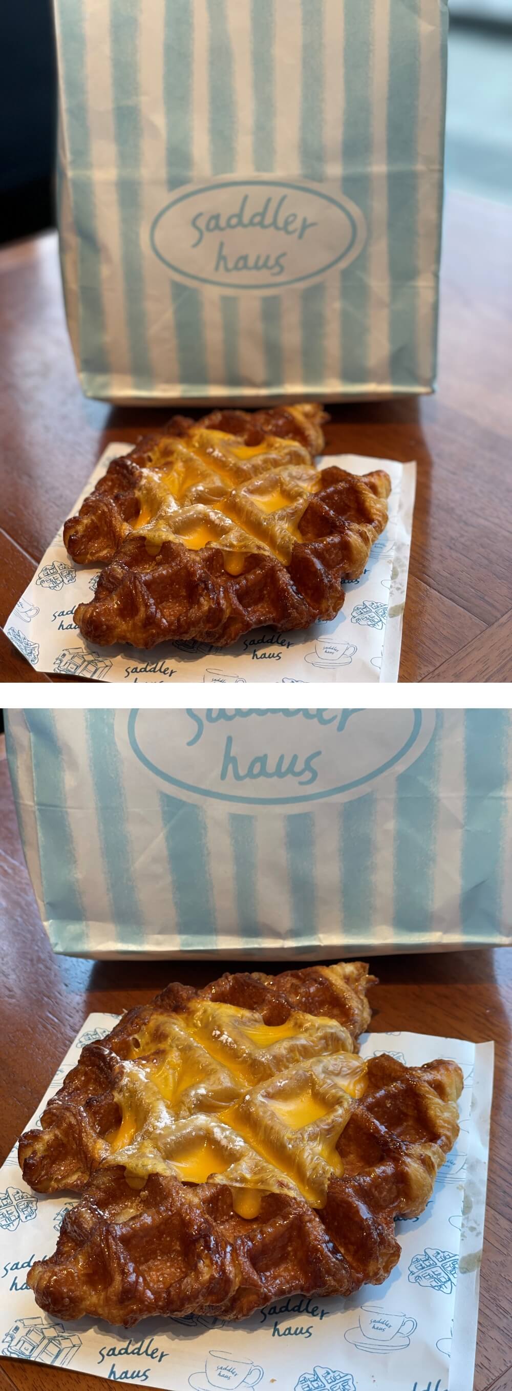 새들러-하우스-치즈-크로플-모습