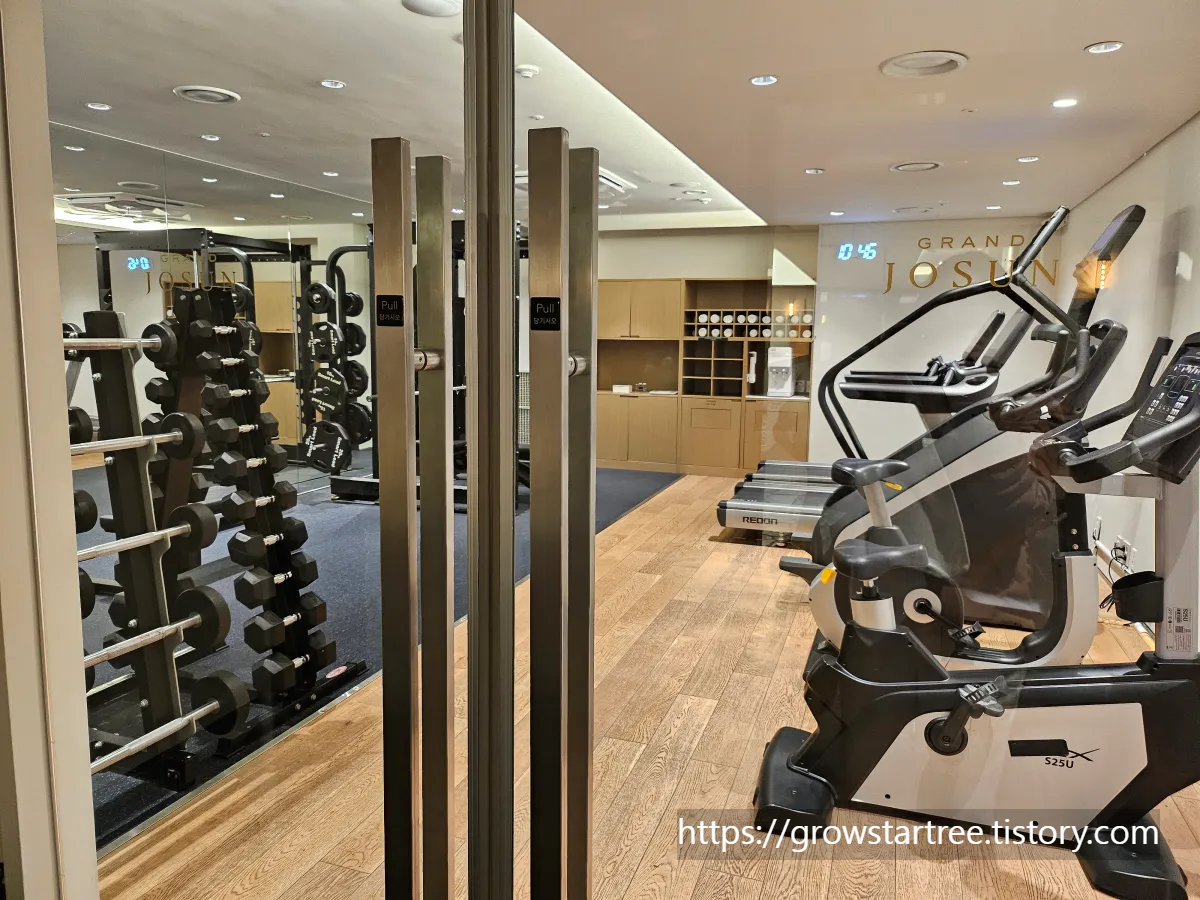 그랜드조선 제주 호텔 피트니스센터