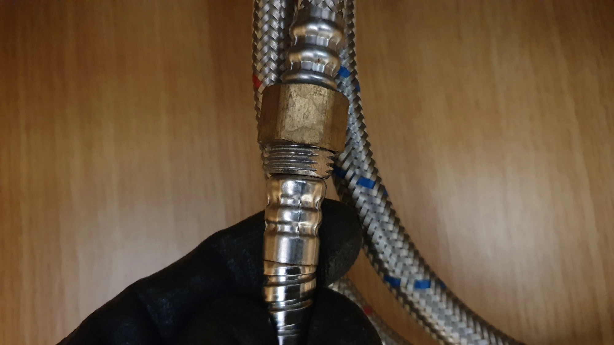 호스 연결한 모습