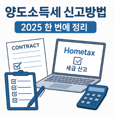 양도소득세 신고방법