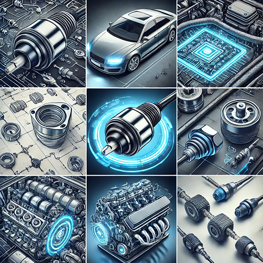 자동차 센서와 부품들 이미지