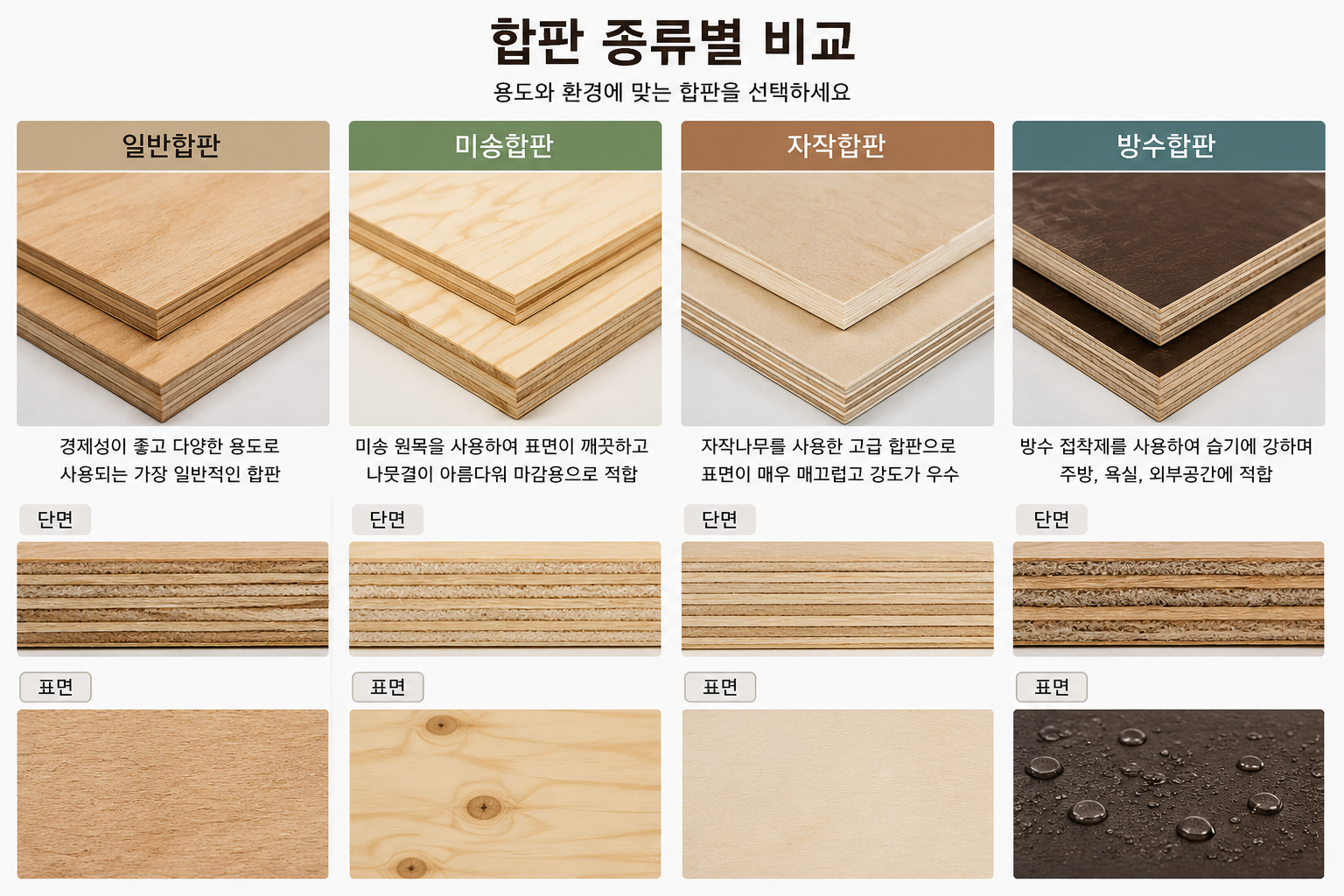 합판종류