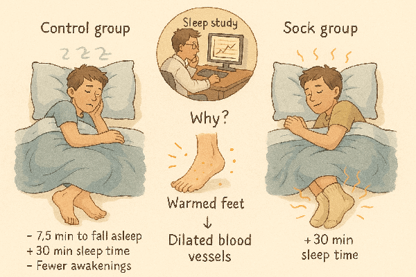 양말 하나가 만든 수면 혁명 &ndash; 과학이 말하는 진짜 효과