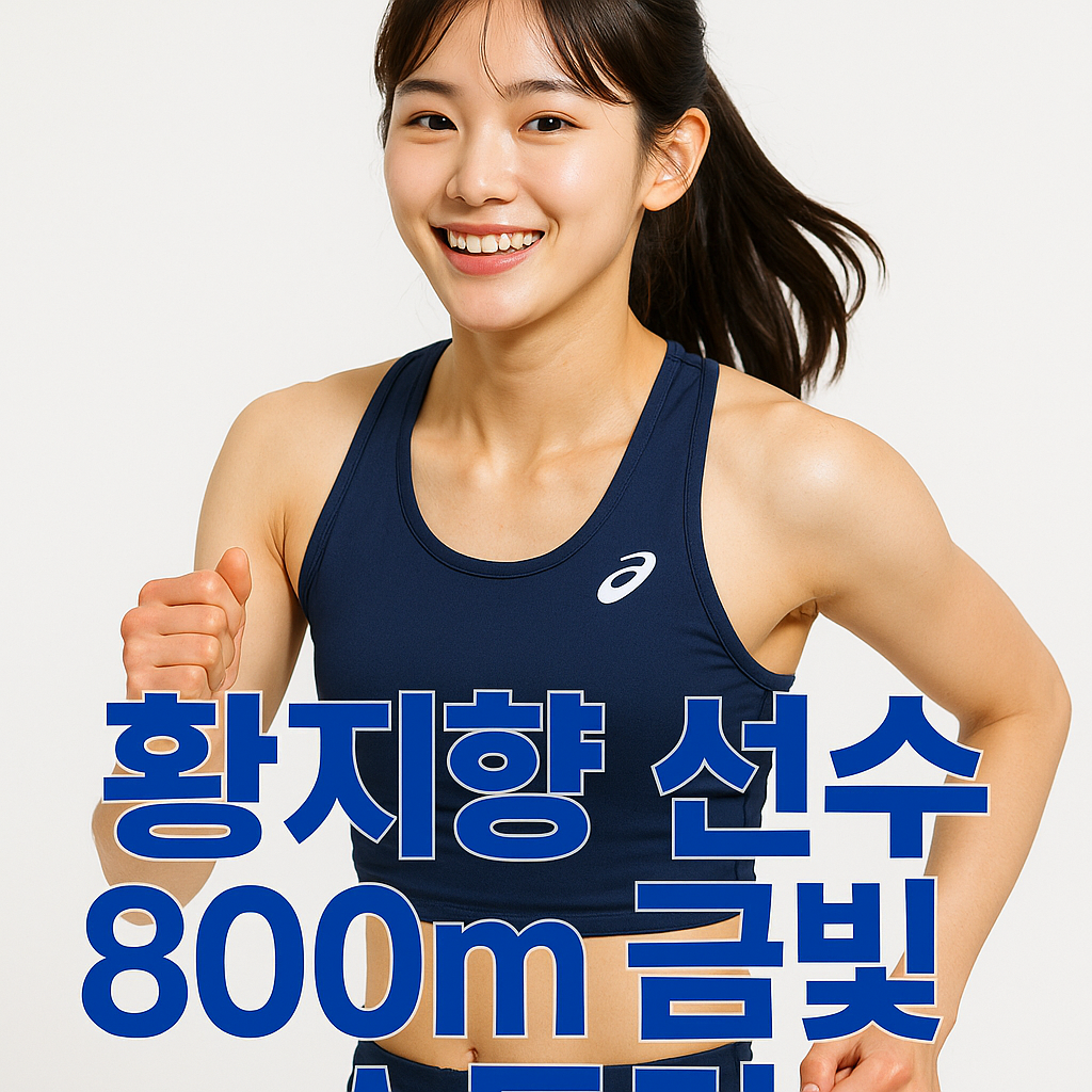 황지향 선수, ‘육상계의 여신’이라 불리는 그녀의 800m 금빛 스토리와 기록 총정리