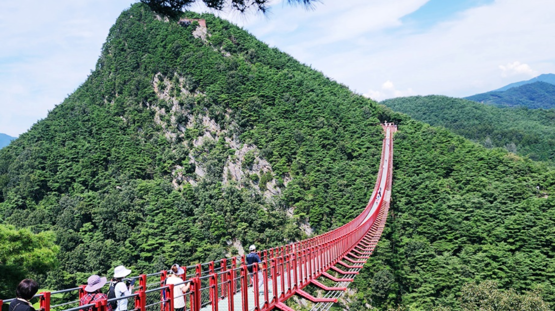 순창 채계산 출렁다리