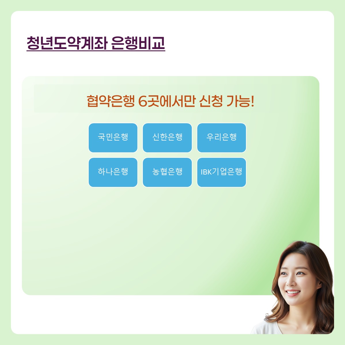 청년도약계좌 은행비교 카드뉴스 2