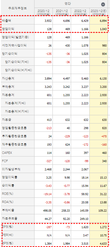 이수페타시스 재무제표