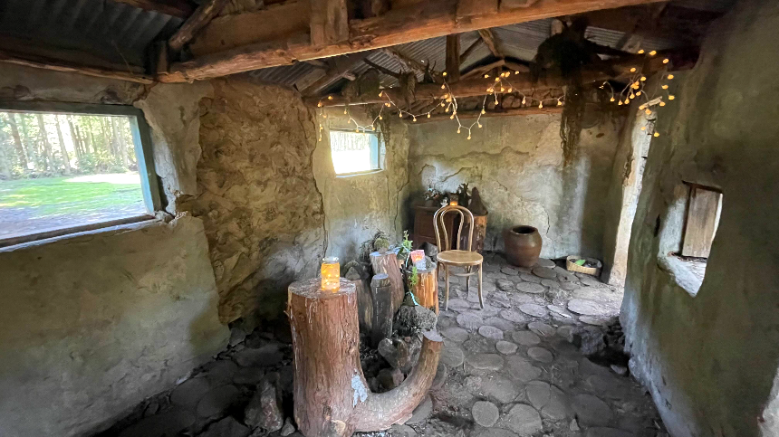 비밀의 숲 오두막