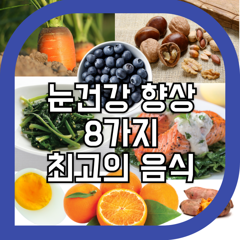 눈 건강에 도움되는 음식 사진모음