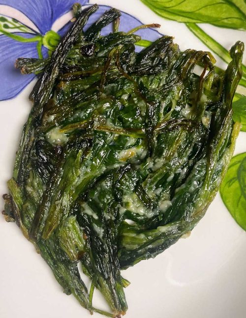 반죽이 적은 부추전