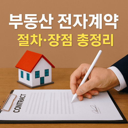 부동산 전자계약 절차와 장점 총정리