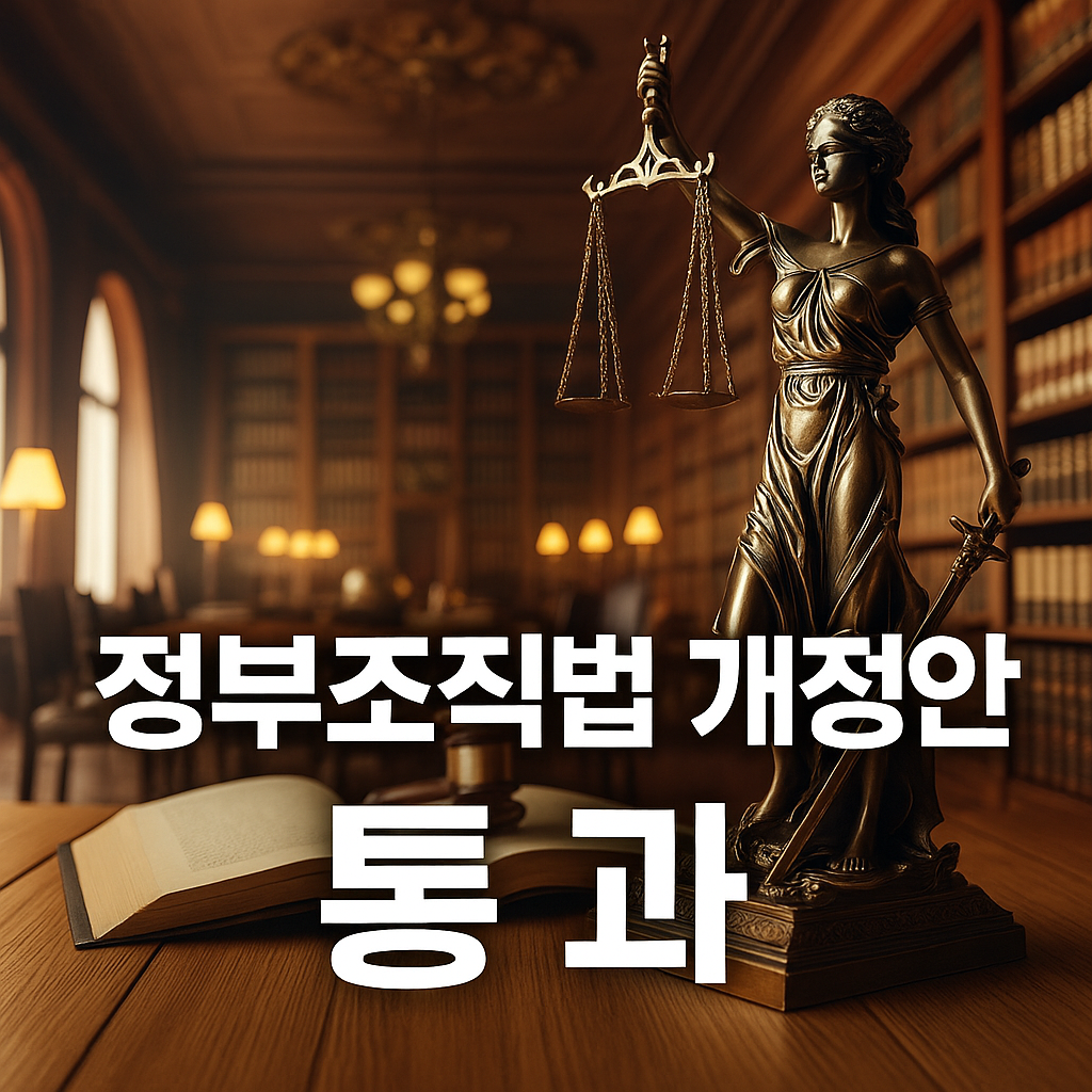 정부조직법 개정안 통과