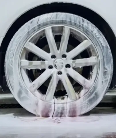 휠 세턱 - 스노우 폼 분사