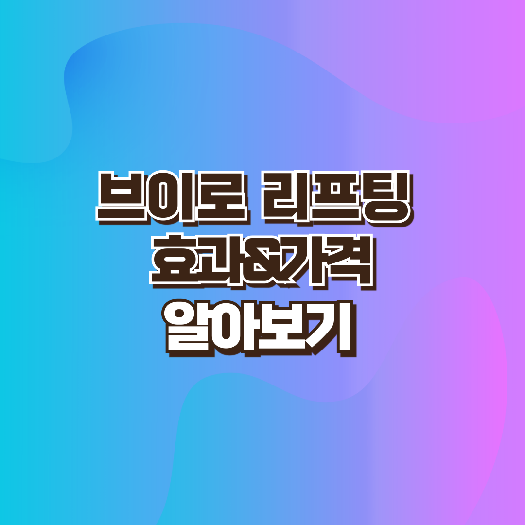 브이로 리프팅 설명 이미지