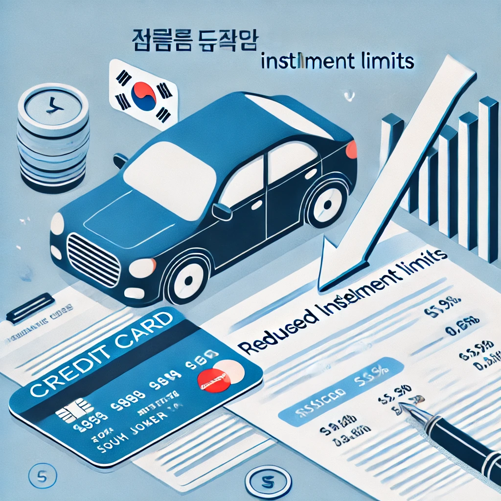 자동차 신용카드 할부 한도 축소