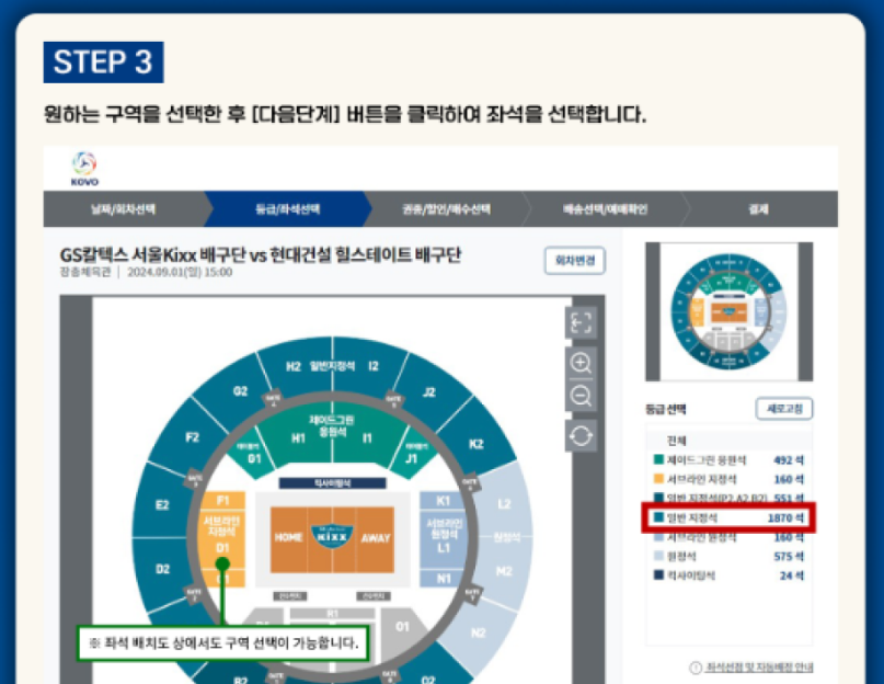 2024-25년 여자 배구 일정 및 순위