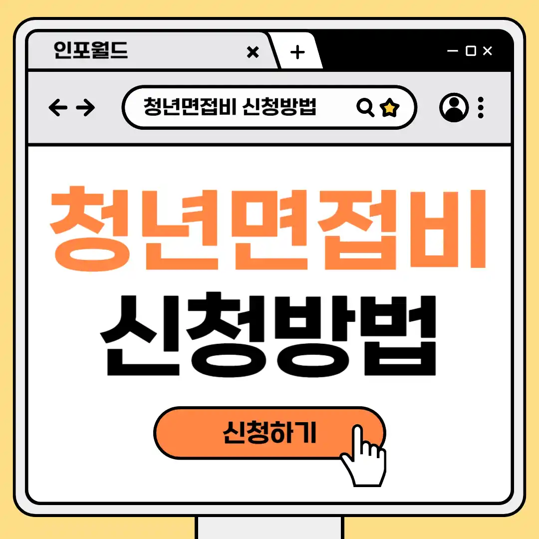 경기도 청년 면접수당 신청법 제출서류 청년 면접비 지원