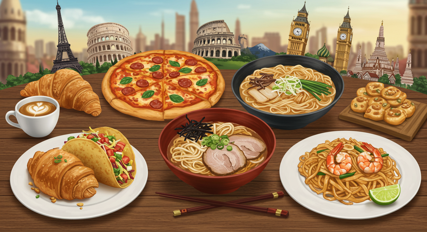한 끼만 먹어도 그 나라를 알 수 있는 대표 음식 리스트