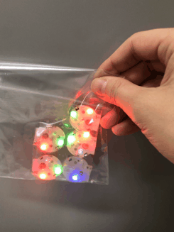 LED 진동발광칩 사용 gif