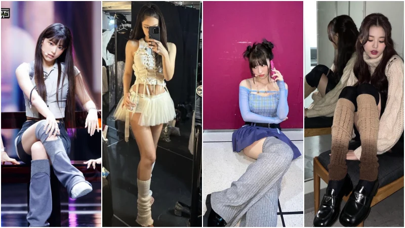 레그 워머 패션 선보인 스타들