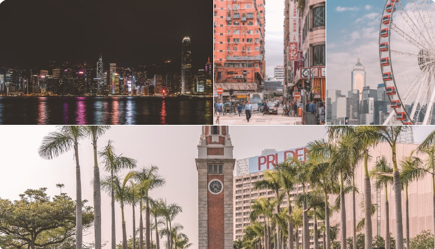 홍콩 야경 및 관광지 사진