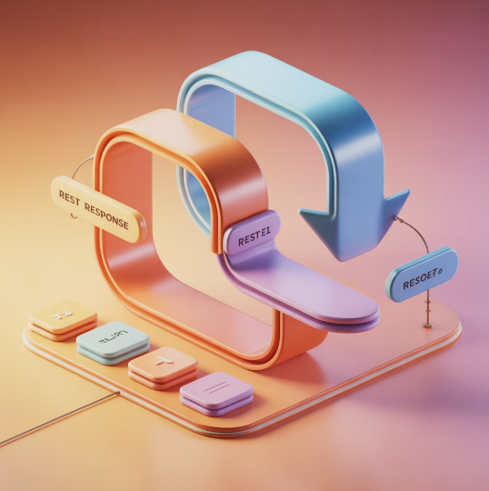 Google REST API 활용 실전 - rest 아키텍처 예시 이미지