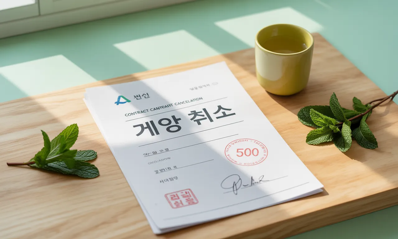 부동산 계약 해제와 원상 회복 정리