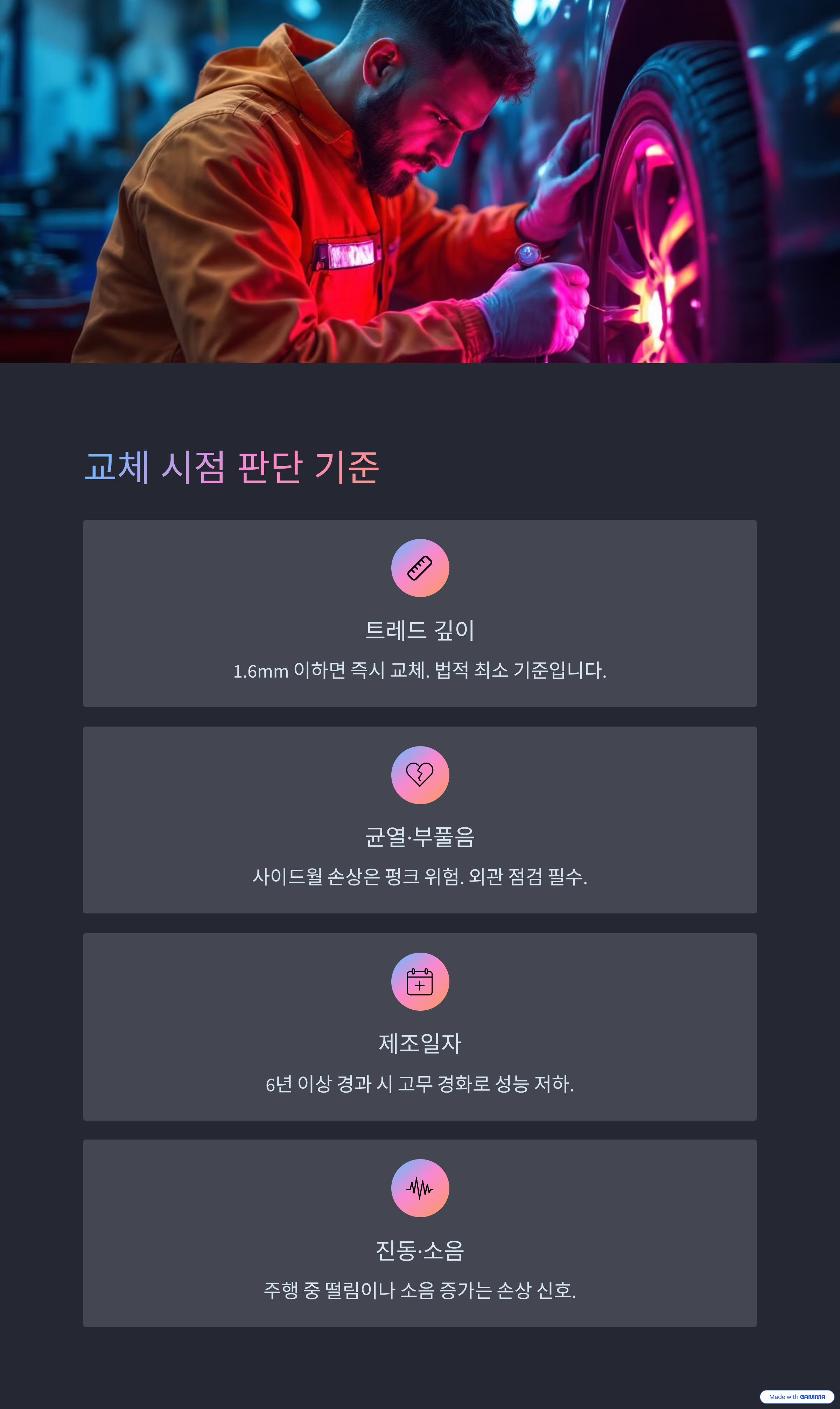 타이어 교체 주기