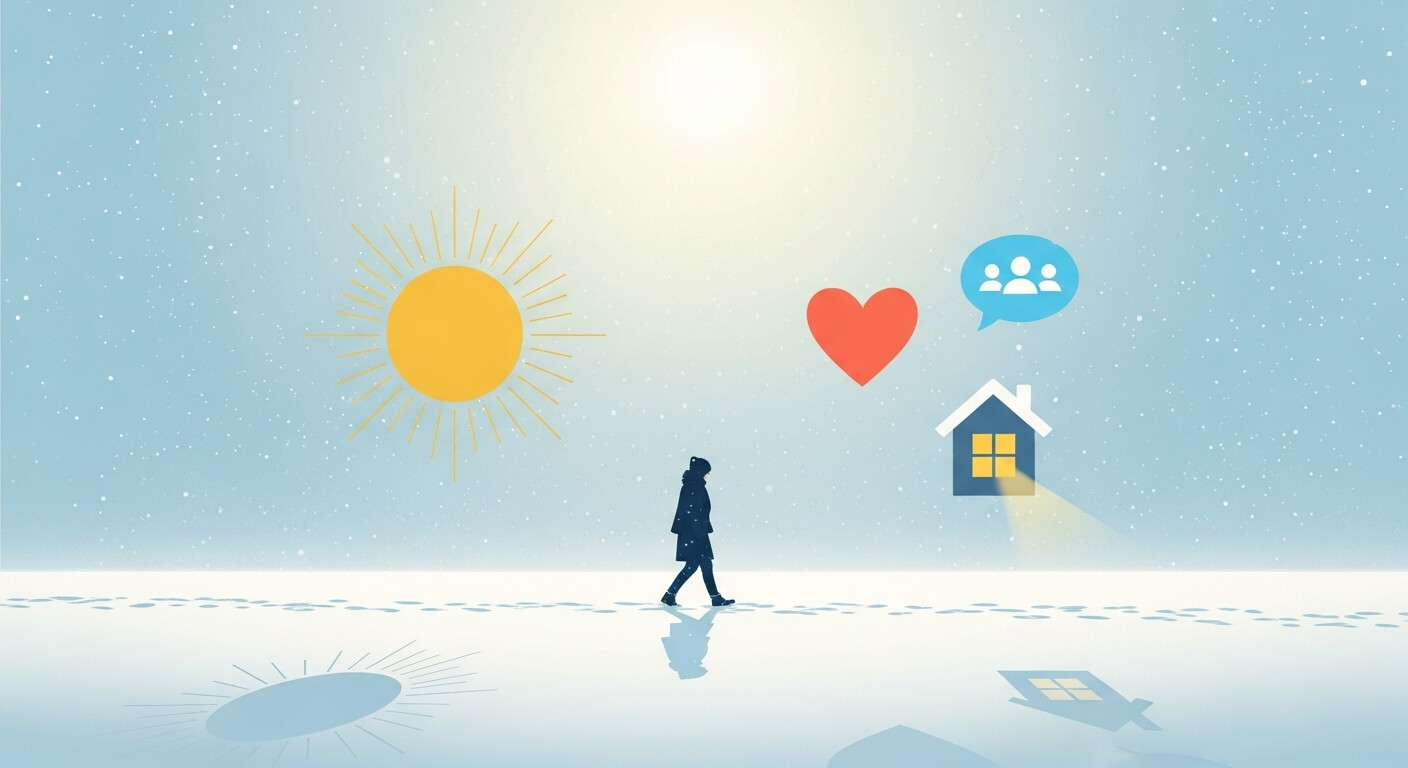 우울증 예방법 &ndash; 겨울철 감정의 골을 스스로 관리하는 방법