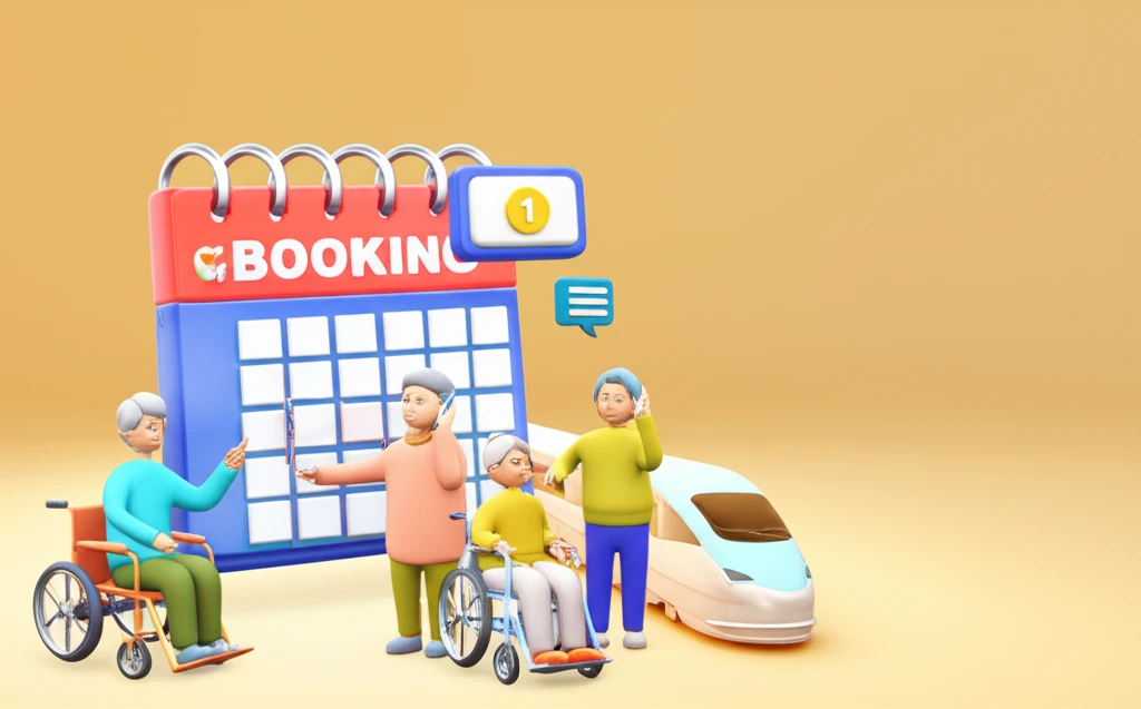 전동 수동 휠체어석 구분과 명절 기차..