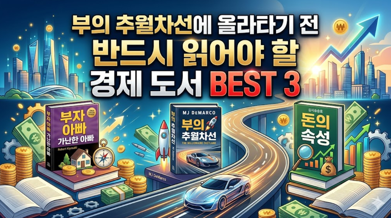 부의 추월차선에 올라타기 전 반드시 읽어야 할 경제 도서 BEST 3