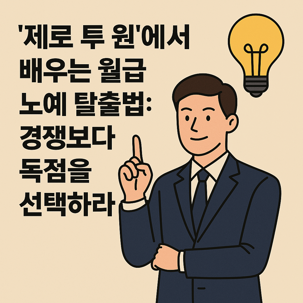 제로 투 원'에서 배우는 월급 노예 탈출법
