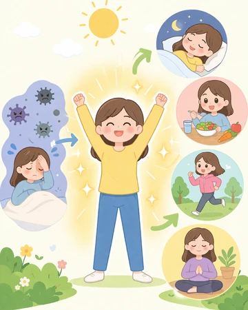 면역력 회복 기간 몸 변화 신호 정리1