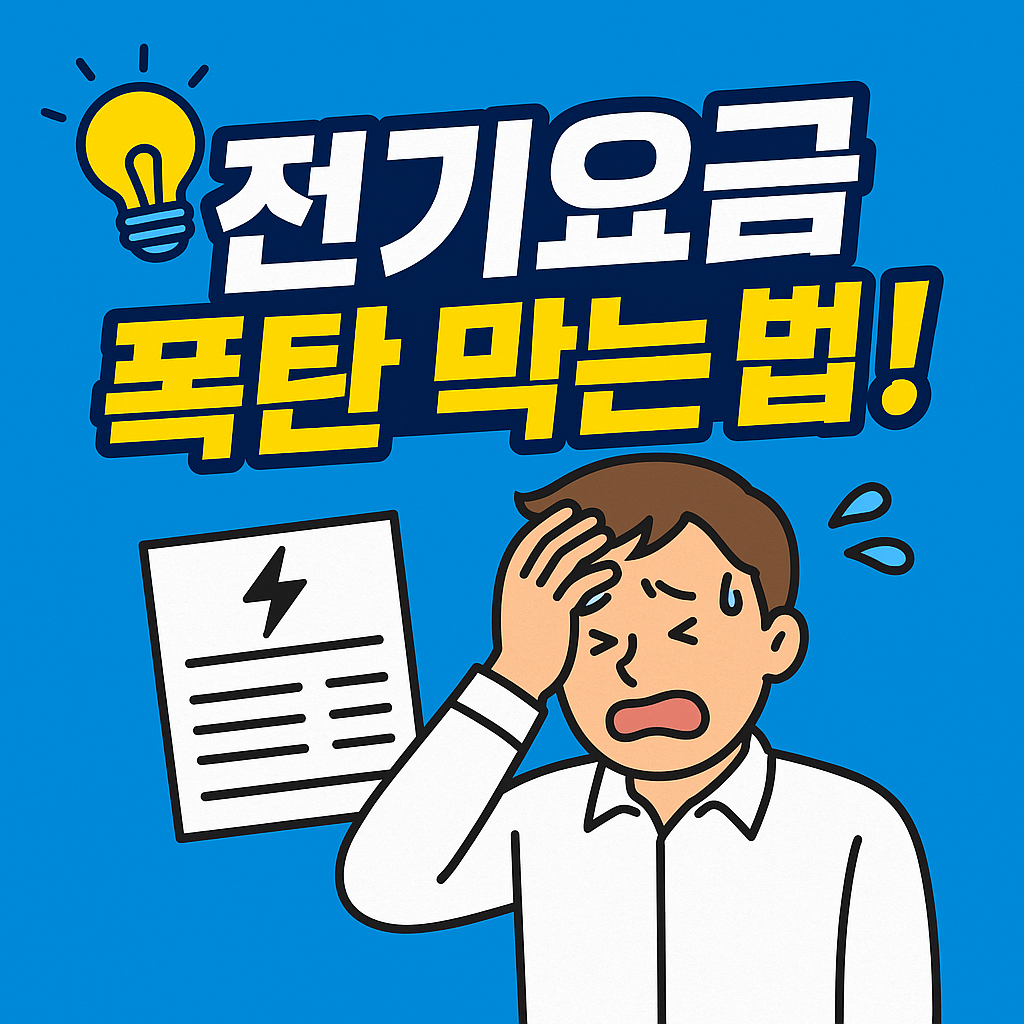2025 전기요금 감면제도 – 여름철 누진세 걱정 끝!