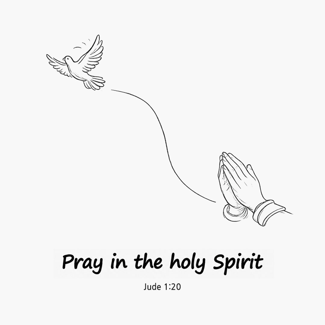 Today's Bible verse card Jude 1:20 scripture image