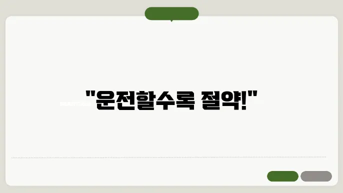 자동차보험 마일리지 할인