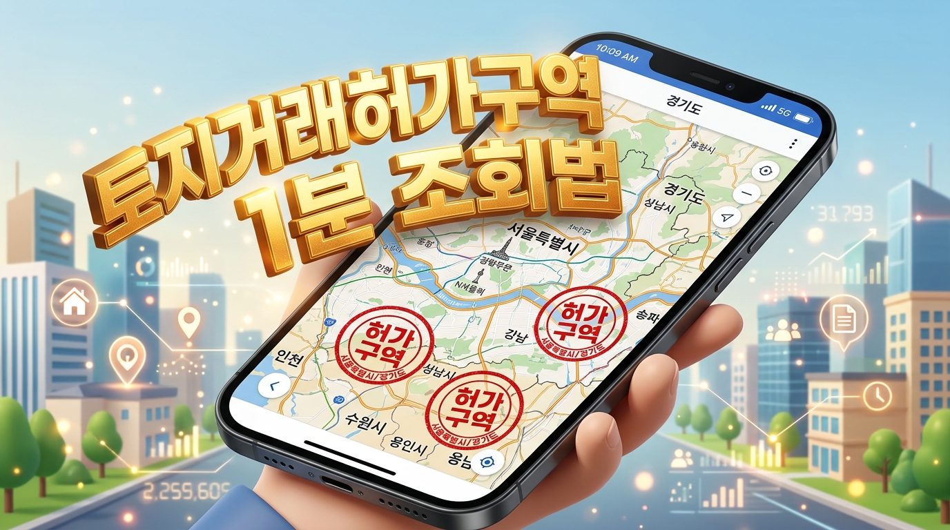 2026년 토지거래허가구역 조회 방법 및 서울 경기 확인 사이트 안내 썸네일