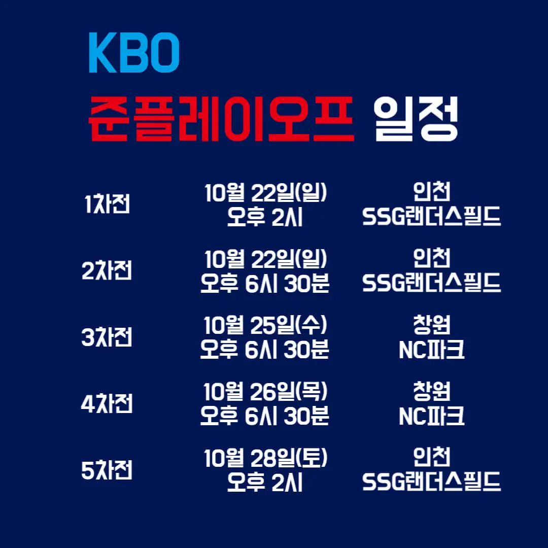 포스트시즌_준플레이오프예매