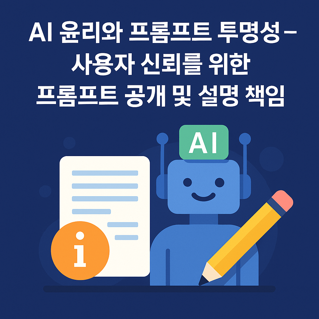 AI 윤리와 프롬프트 투명성