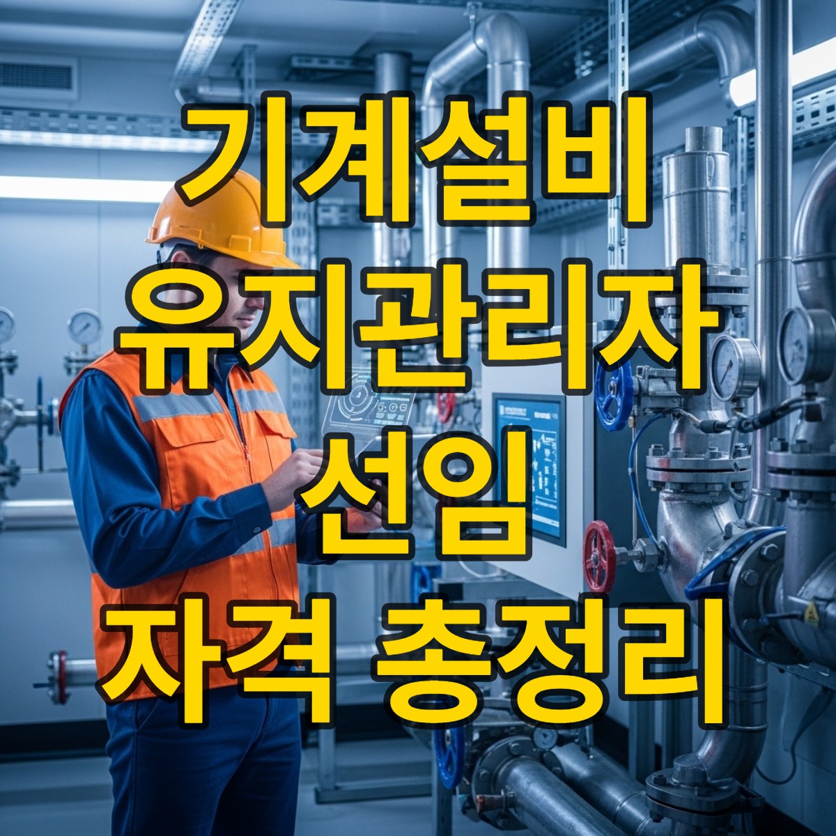 기계설비 유지관리자 선임자격