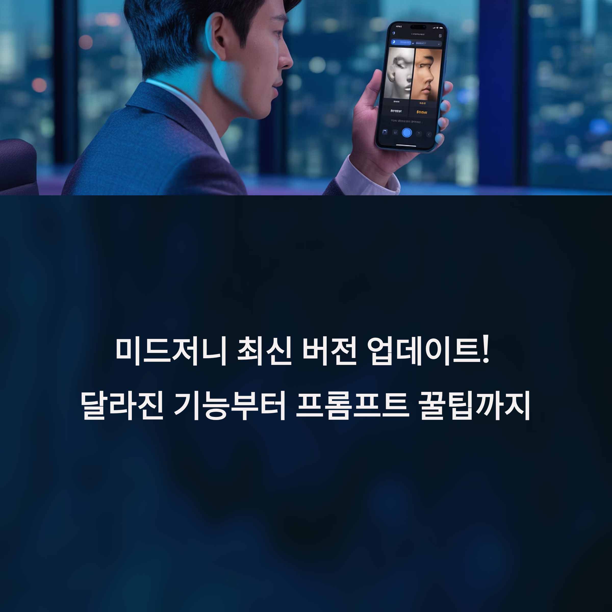 미드저니 최신 버전 업데이트! V7 달라진 기능부터 프롬프트 꿀팁까지