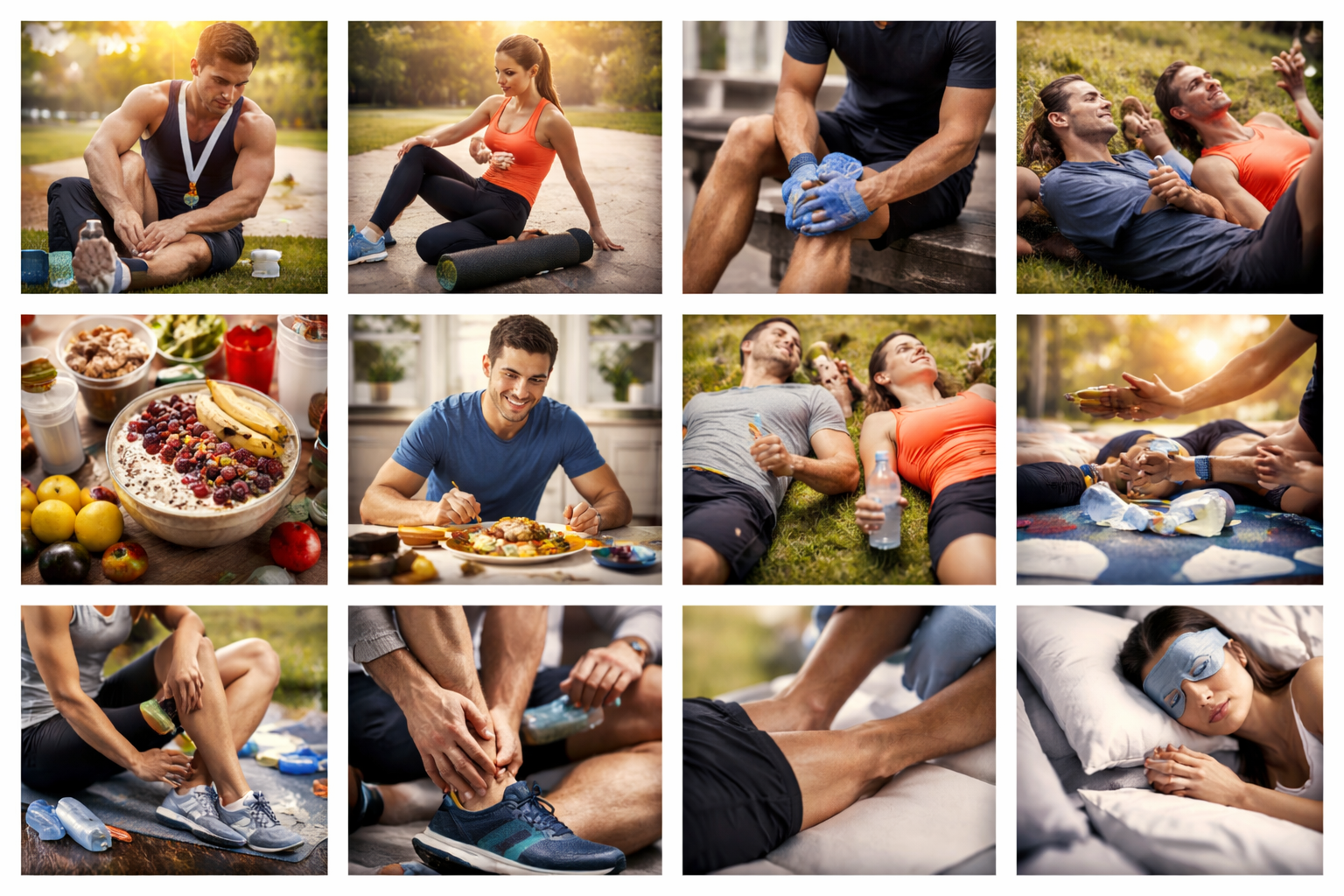 # 마라톤 후 회복 (쿨다운 방법, 영양 섭취, 부상 예방)