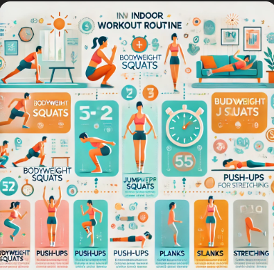 실내에서 즐기는 효과적인 운동 루틴 관련 사진