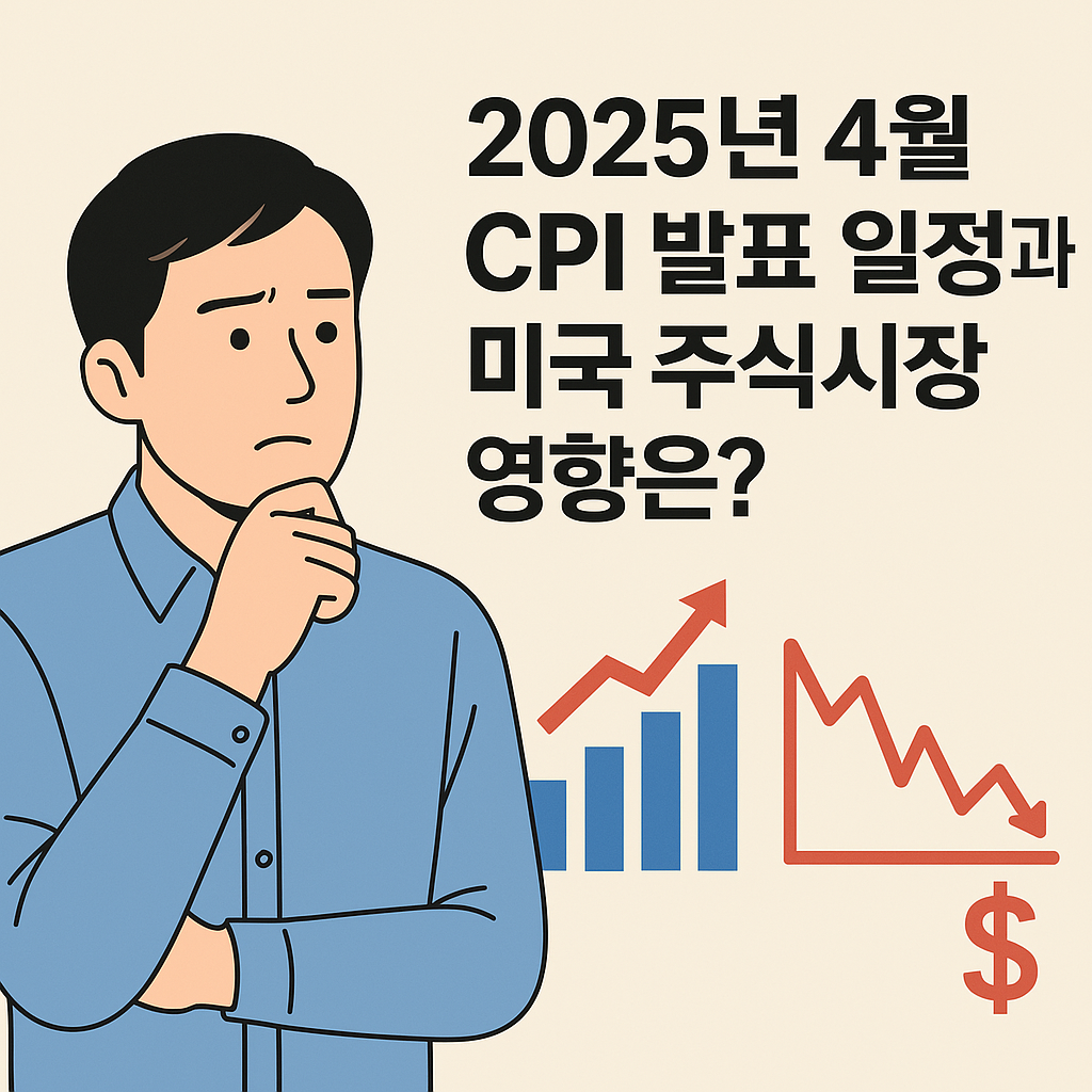4월 CPI 발표 일정과 미국 주식시장 영향