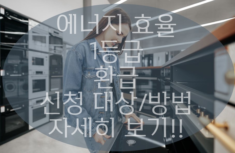에너지 효율 1등급 환급 사업이란?